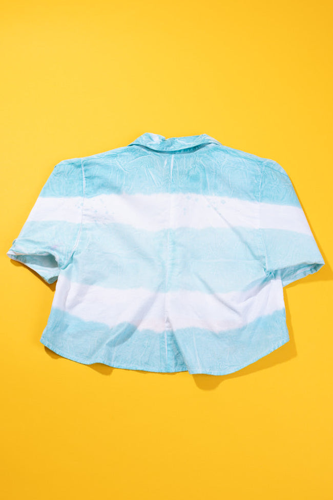 Vintage 90s Cropped Button Up