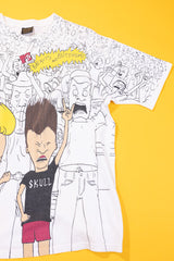 Vintage 1993 MTV Beavis and Butt-head AOP T-shirt