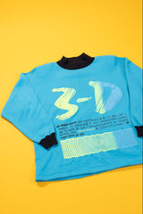 Vintage 80s Just On 3-D Crewneck