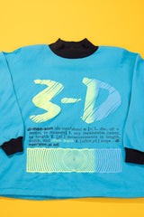 Vintage 80s Just On 3-D Crewneck