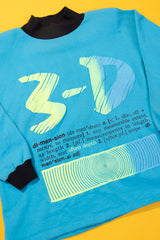 Vintage 80s Just On 3-D Crewneck