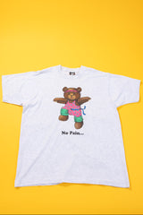 Vintage 1992 No Pain No Gain Teddy Bear T-shirt