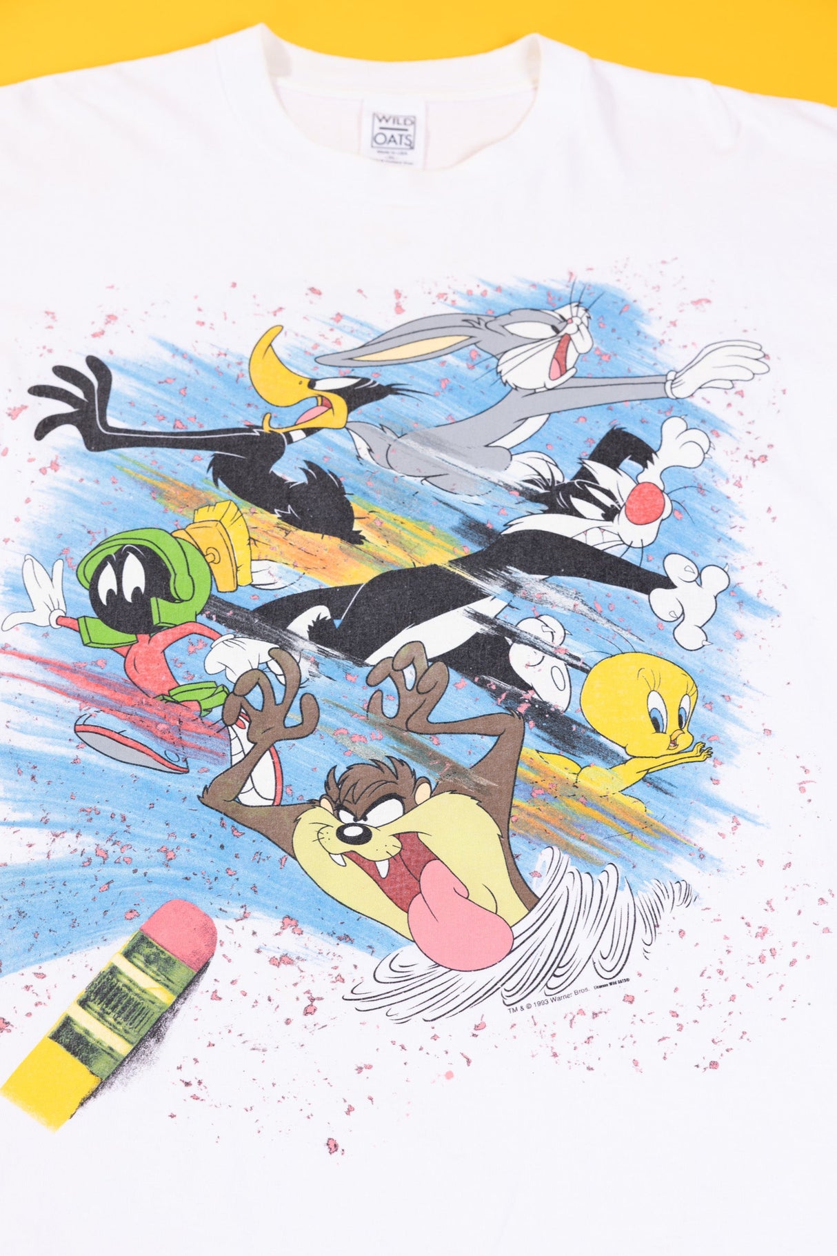 Vintage 1993 Looney Tunes Eraser T-shirt