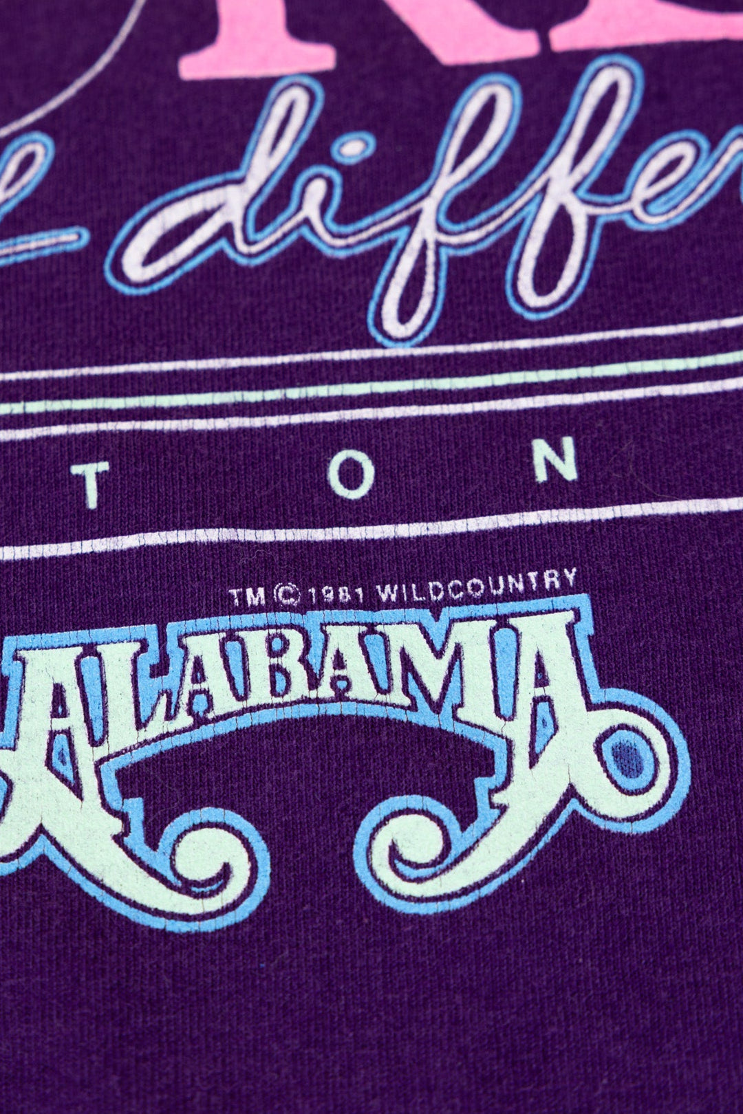 Vintage 1981 Alabama Tour Concert T-shirt