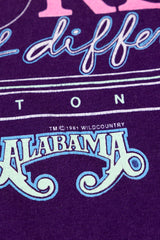 Vintage 1981 Alabama Tour Concert T-shirt
