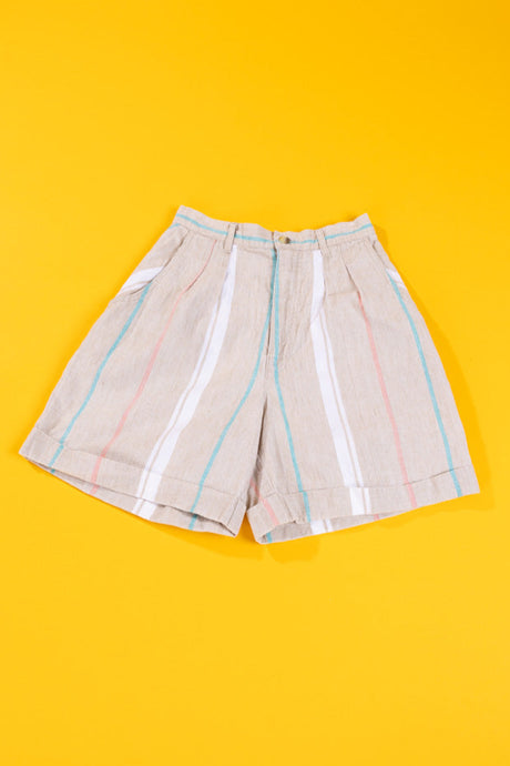 Vintage 90s Cetro Republic Striped Shorts