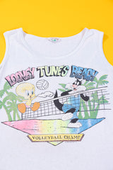 Vintage 1989 Looney Tunes Beach Volleyball Tank Top