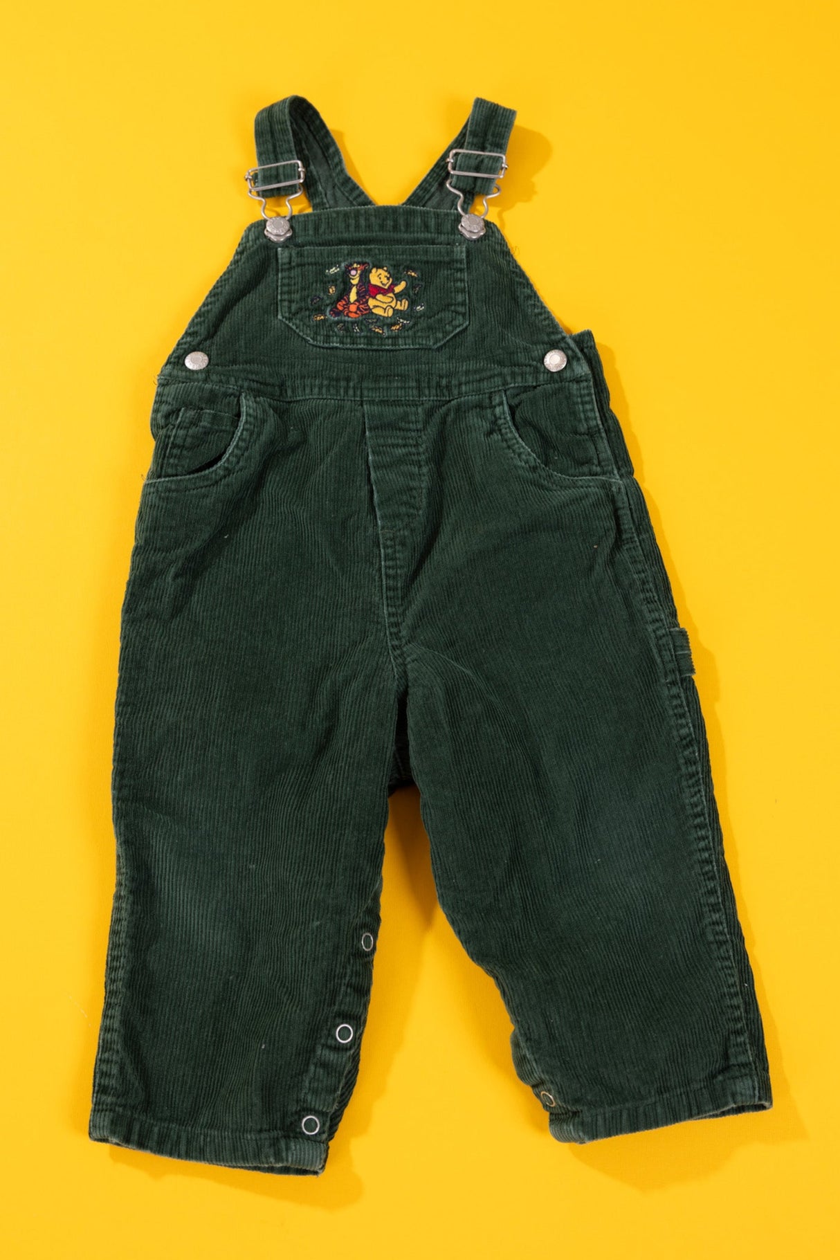 Vintage 90s Disney Winnie the Pooh Corduroy Overalls (Kids - 18 mos)