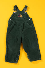 Vintage 90s Disney Winnie the Pooh Corduroy Overalls (Kids - 18 mos)