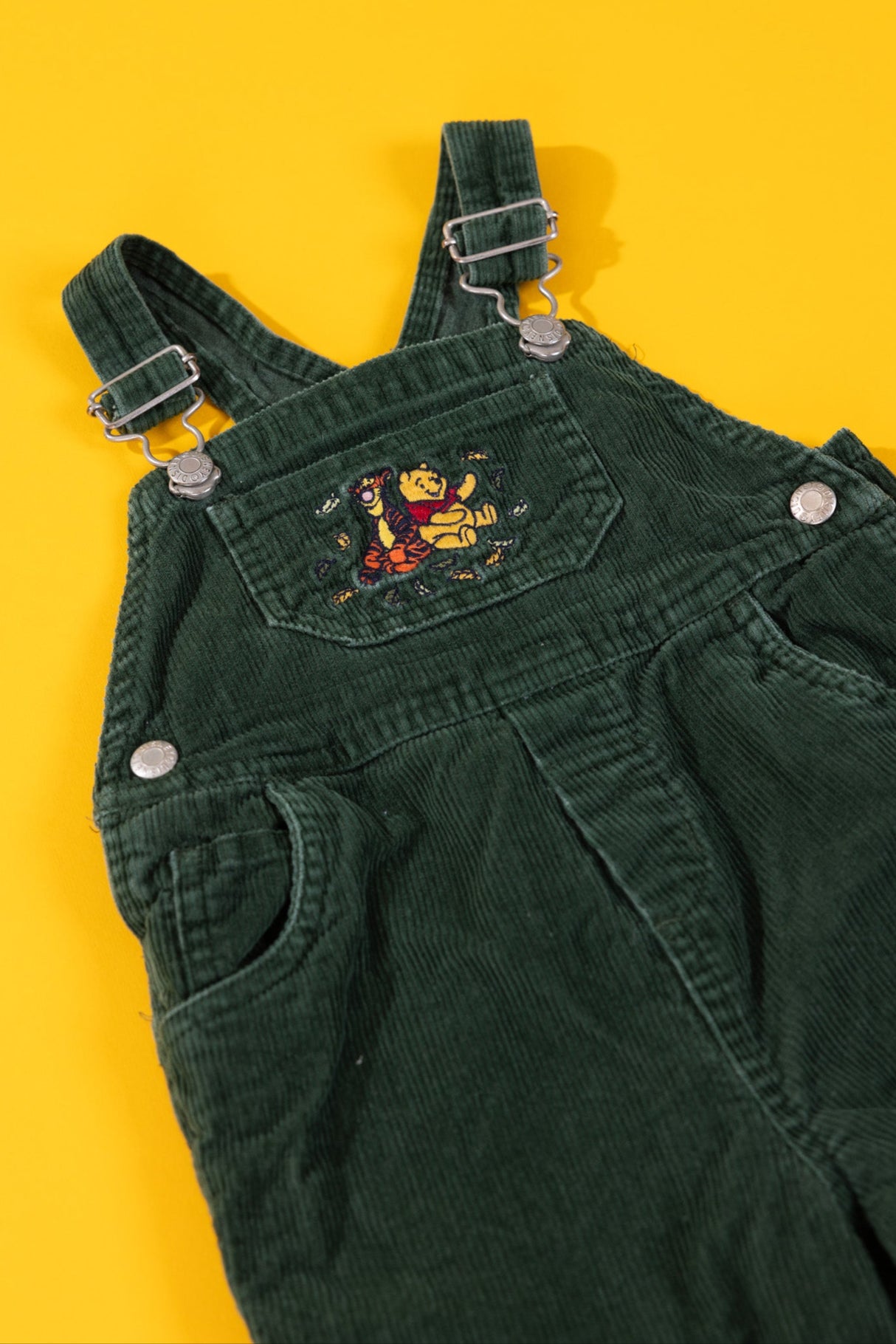 Vintage 90s Disney Winnie the Pooh Corduroy Overalls (Kids - 18 mos)