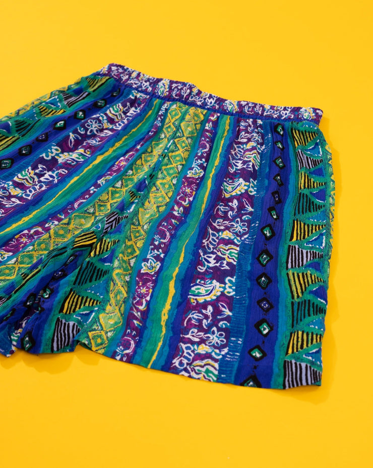Vintage 90s Melrose Retro Rayon Shorts