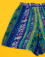 Vintage 90s Melrose Retro Rayon Shorts
