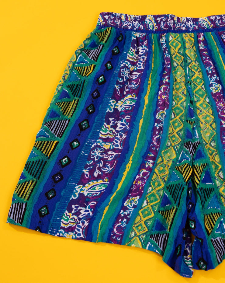 Vintage 90s Melrose Retro Rayon Shorts