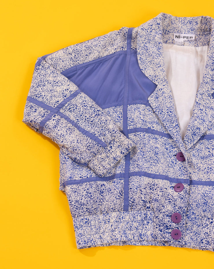 Vintage 80s Ni-Per Silk Jacket