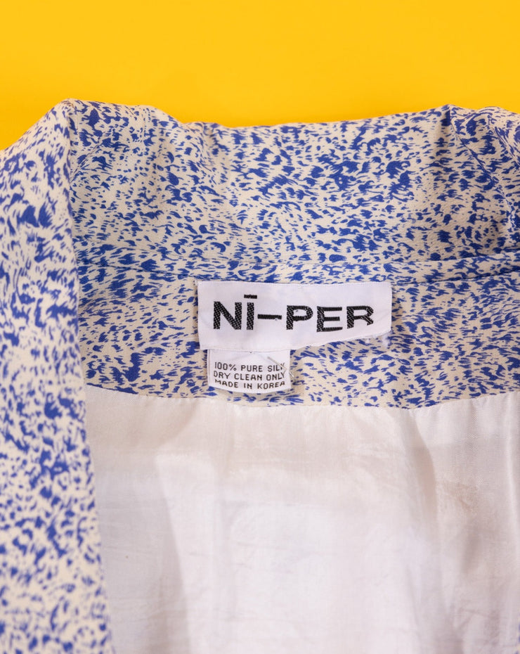 Vintage 80s Ni-Per Silk Jacket