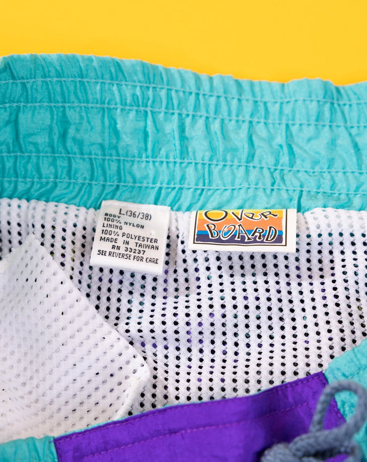 Vintage 80s Over Board Swim Shorts