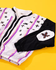 Vintage 90s Nike Windbreaker Jacket (striped design)