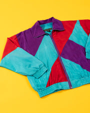 Vintage 80/90s Diana D'or Retro Silk Windbreaker Jacket