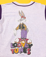 Vintage 1994 Looney Tunes Bugs Bunny Baseball Button Up Shirt