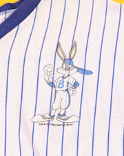 Vintage 1994 Looney Tunes Bugs Bunny Striped Baseball T-shirt