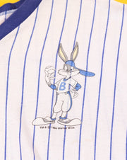 Vintage 1994 Looney Tunes Bugs Bunny Striped Baseball T-shirt