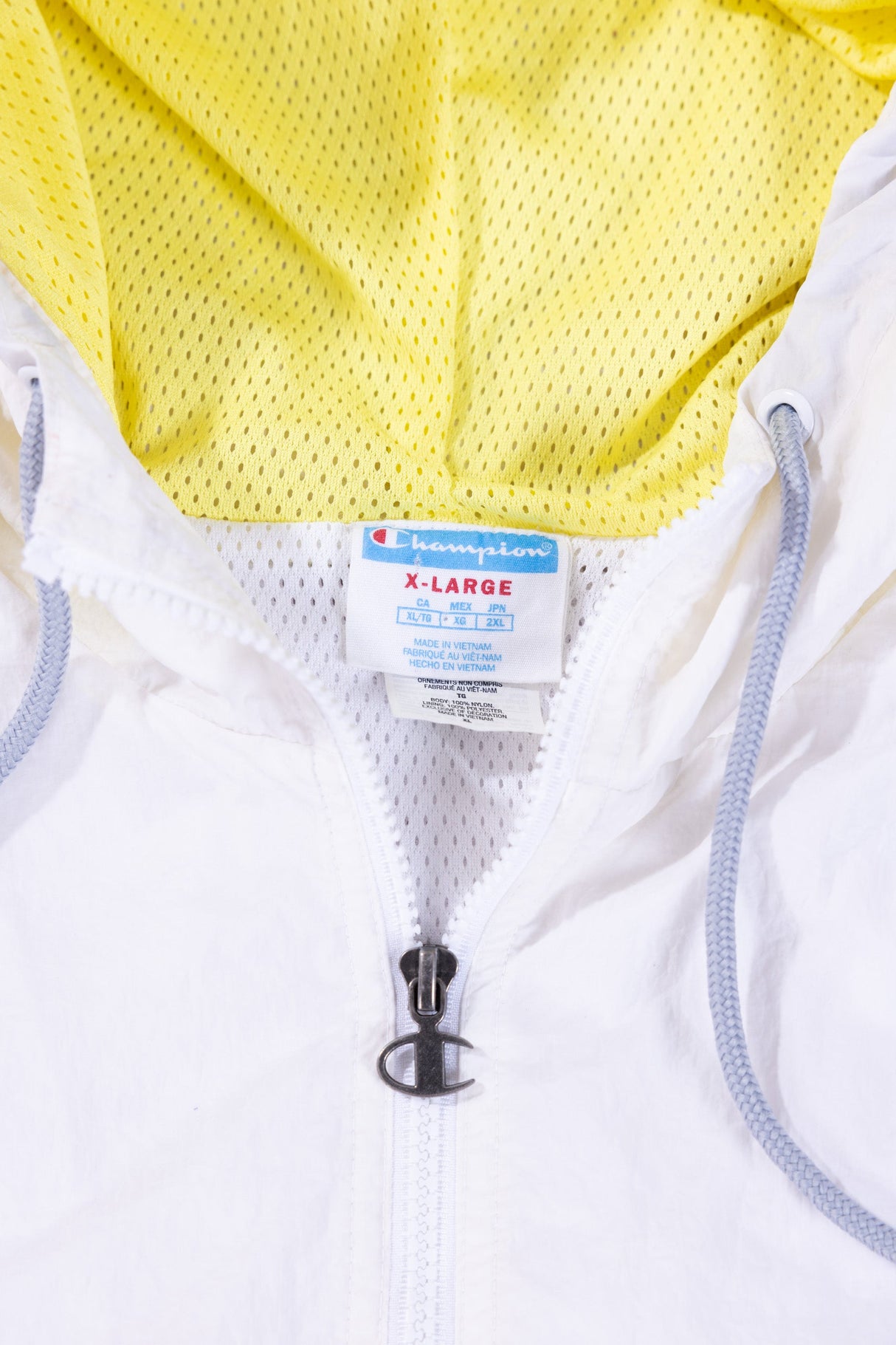 Vintage 90s Champion Short Sleeve Pullover Windbreaker
