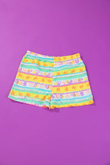 Vintage 80s Neon Retro Swim Shorts