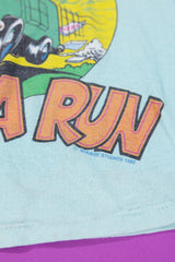 RARE Vintage 1990 Teenage Mutant Ninja Turtles Pizza Run T-shirt (Kids - S)