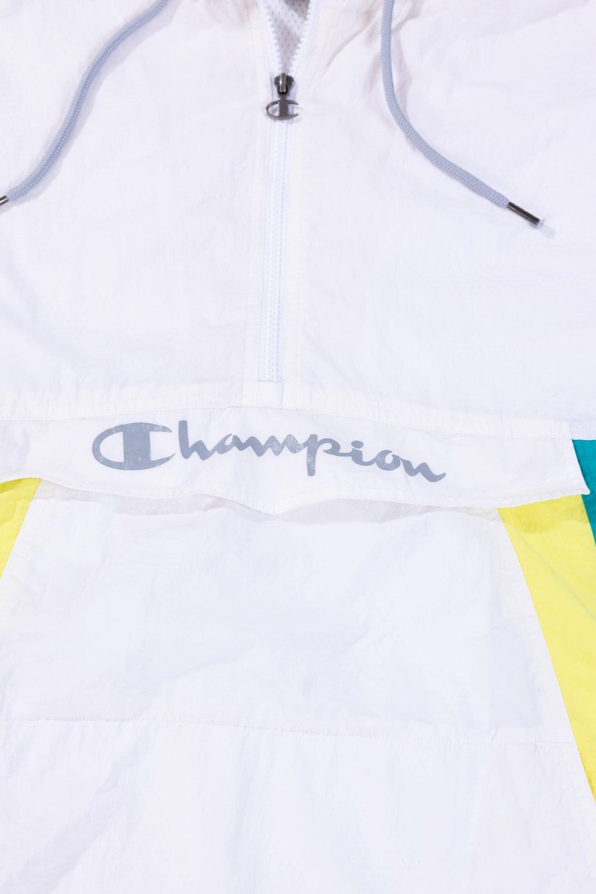Vintage 90s Champion Short Sleeve Pullover Windbreaker
