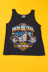 Vintage 1988 Real Steel Harley Davidson Tank Top