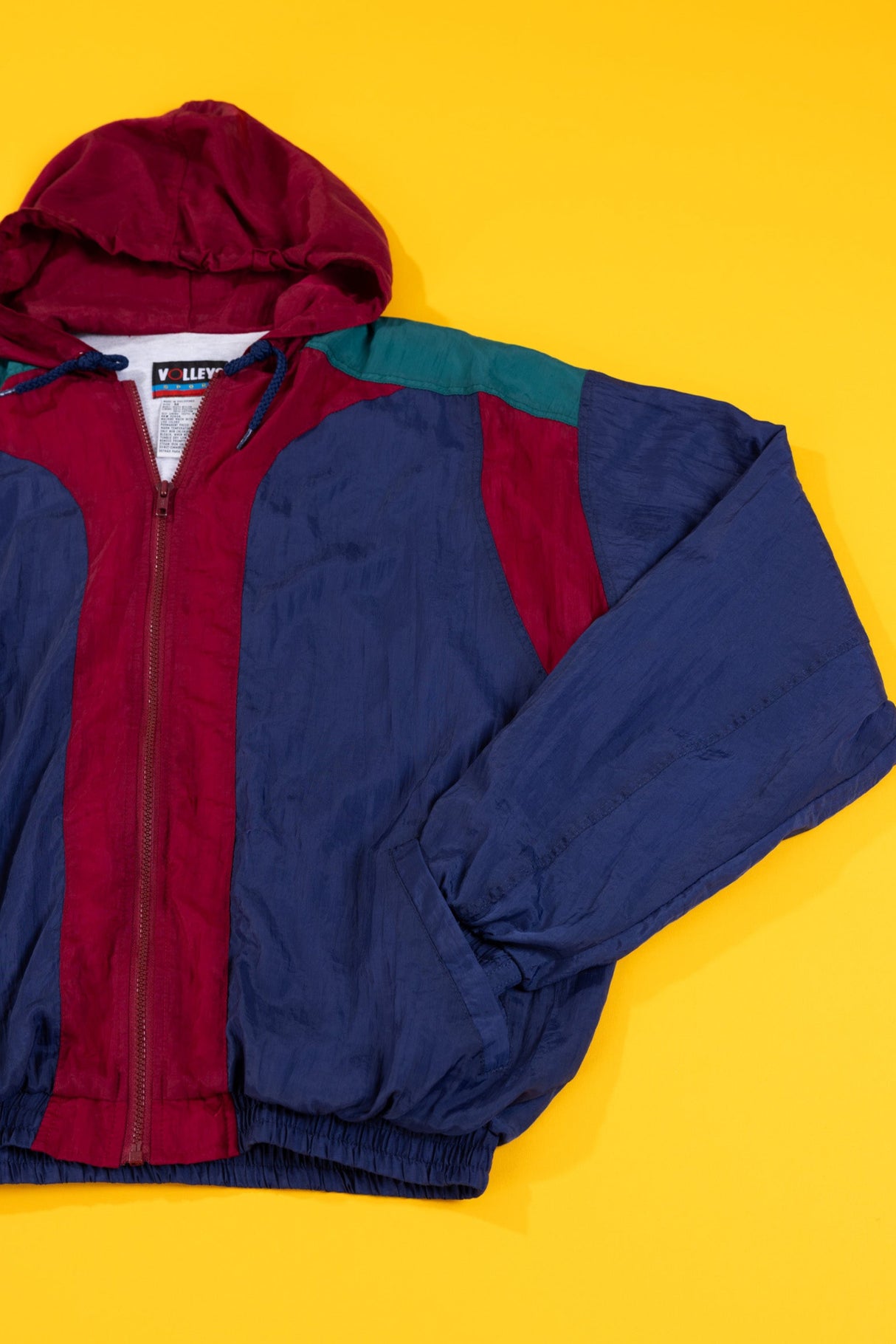 Vintage 90s Volleys Sport Windbreaker