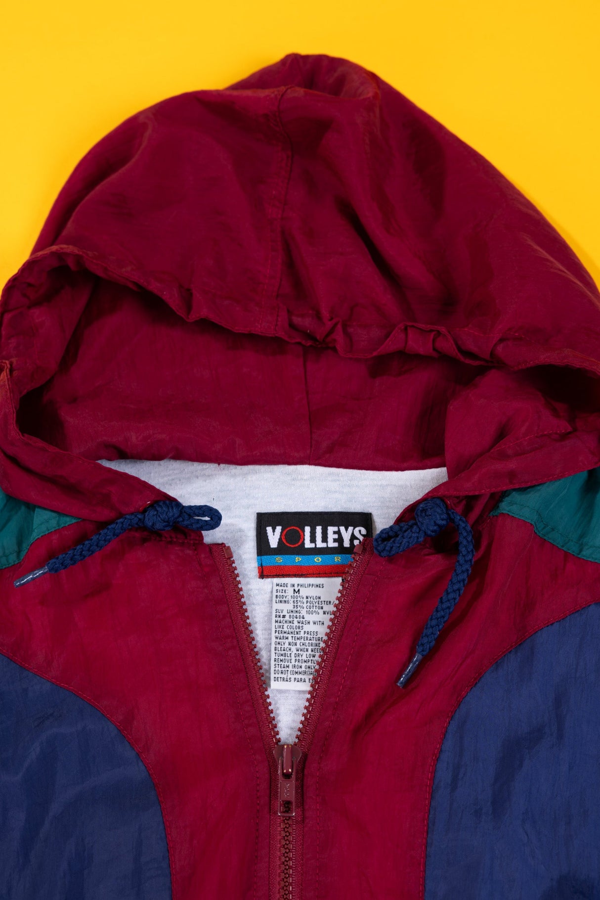 Vintage 90s Volleys Sport Windbreaker