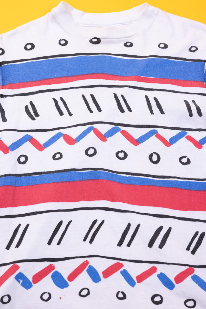 Vintage 90s Retro All Over Print T-shirt