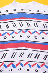 Vintage 90s Retro All Over Print T-shirt