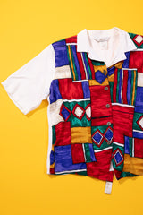 Vintage 80s Fashion Attitudes Blouse