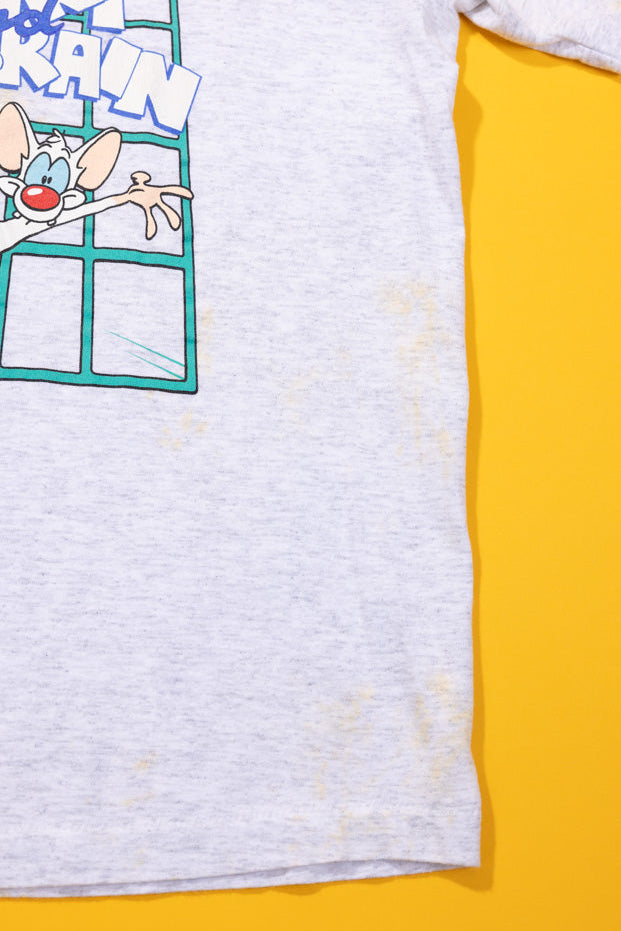 Vintage 1993 Pinky and The Brain Animaniacs T-shirt