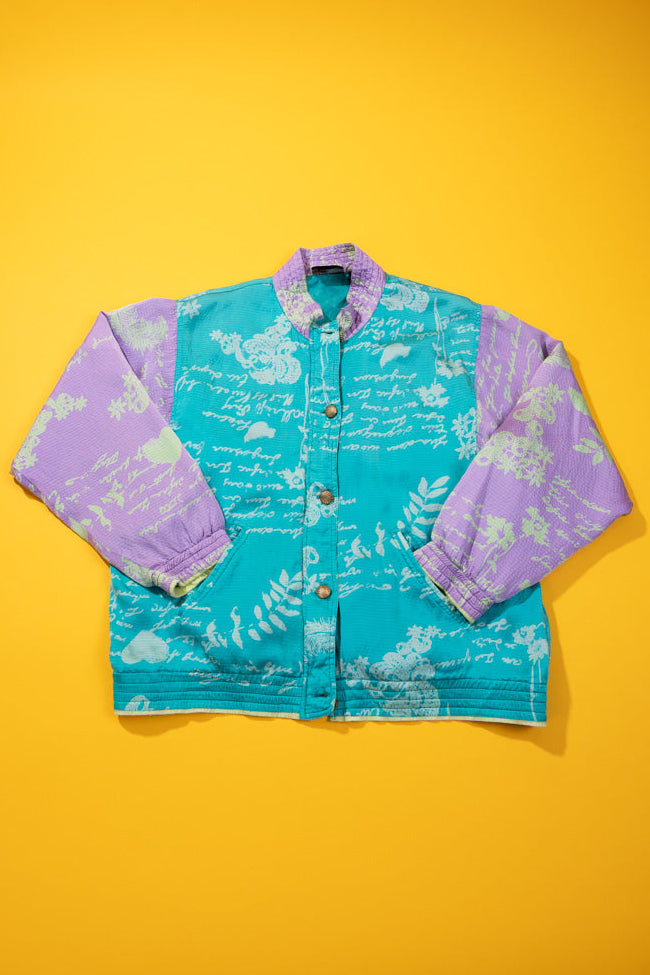 Vintage 80s Mureli Silk Jacket