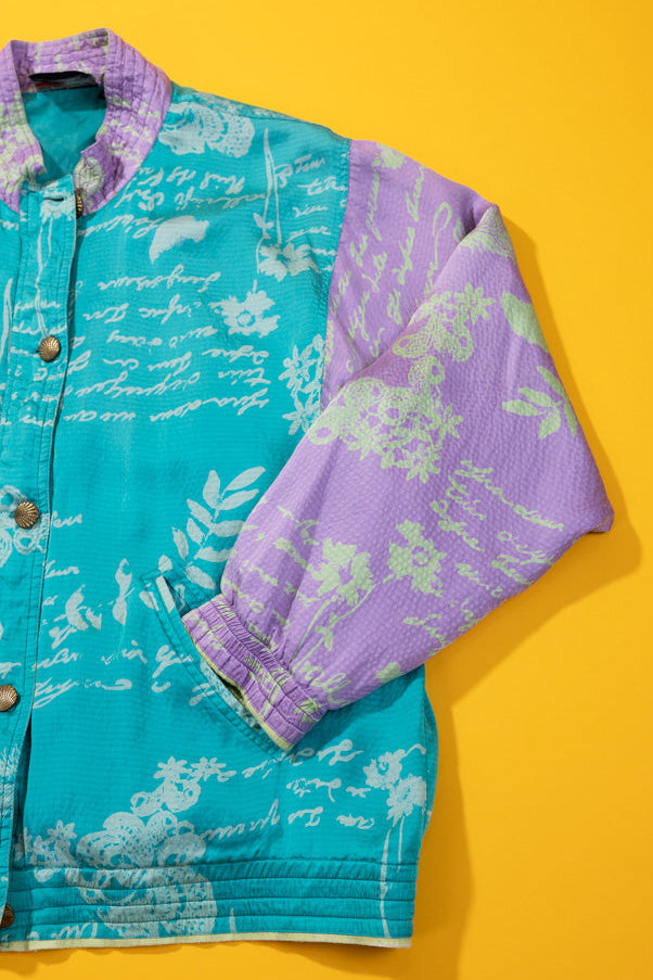 Vintage 80s Mureli Silk Jacket