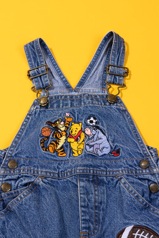 Vintage 90s Winnie The Pooh & Friends Sports Overalls (Kids-24mos)