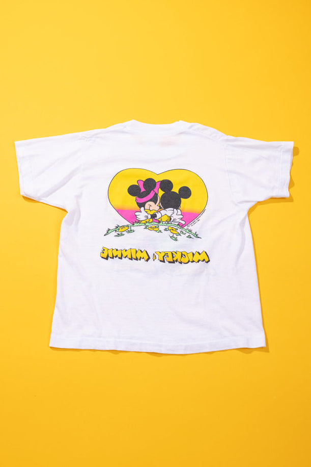 Vintage 80s Disney Mickey & Minnie Florida T-shirt (Kids - M)