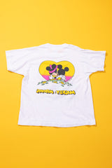 Vintage 80s Disney Mickey & Minnie Florida T-shirt (Kids - M)