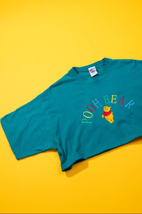 Upcycled Vintage 90s Disney Winnie The Pooh Bear Crop Top