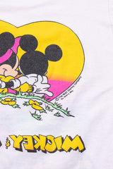 Vintage 80s Disney Mickey & Minnie Florida T-shirt (Kids - M)