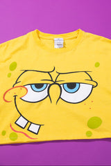 Upcycled 2011 Spongebob Crop Top