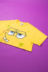 Upcycled 2011 Spongebob Crop Top