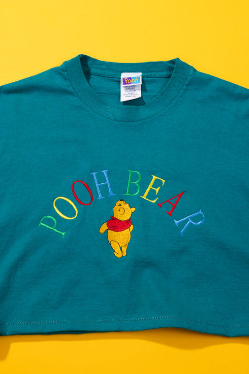 Upcycled Vintage 90s Disney Winnie The Pooh Bear Crop Top