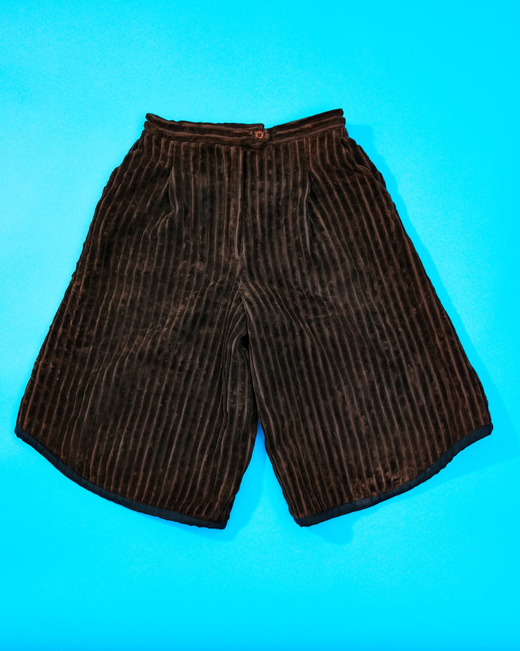 Vintage 80s Georgio Armani Velvet Shorts