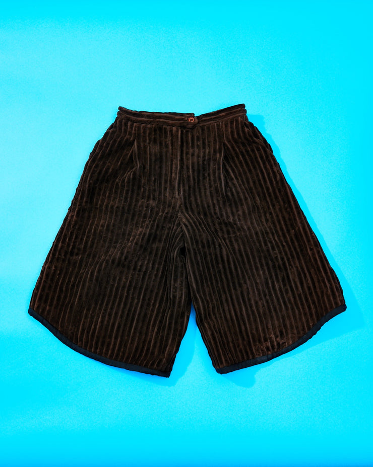 Vintage 80s Georgio Armani Velvet Shorts