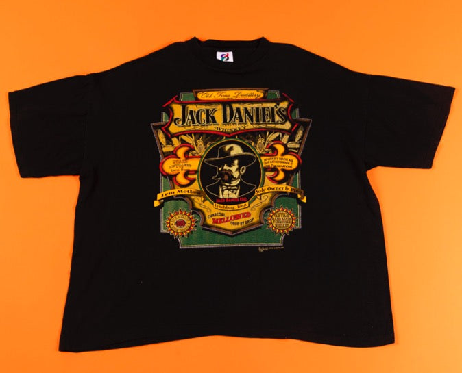 Vintage 1992 Jack Daniels T-shirt single stitch 90&