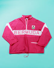 Vintage 90s Newport Bermuda 1/4 Zip Windbreaker Jacket